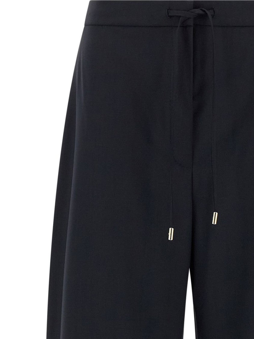 Max Mara Wide-Leg Virgin Wool Pants