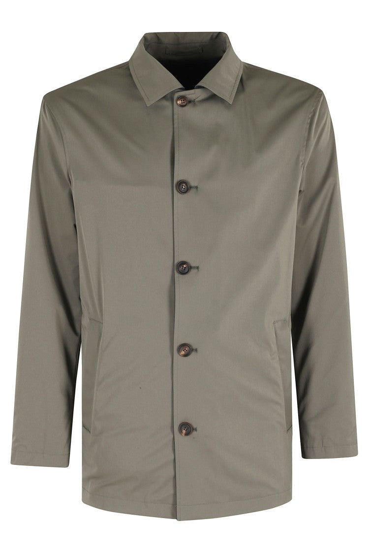 Kired Midnight Blue Reversible Buttoned Polyamide Jacket
