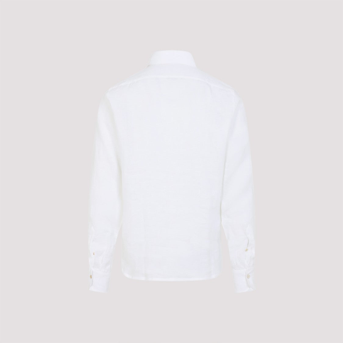 Kiton White Linen Shirt