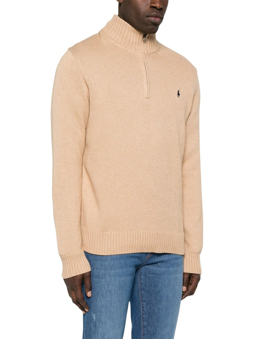 Polo Ralph Lauren Ribbed High-Collar Pullover Sweater