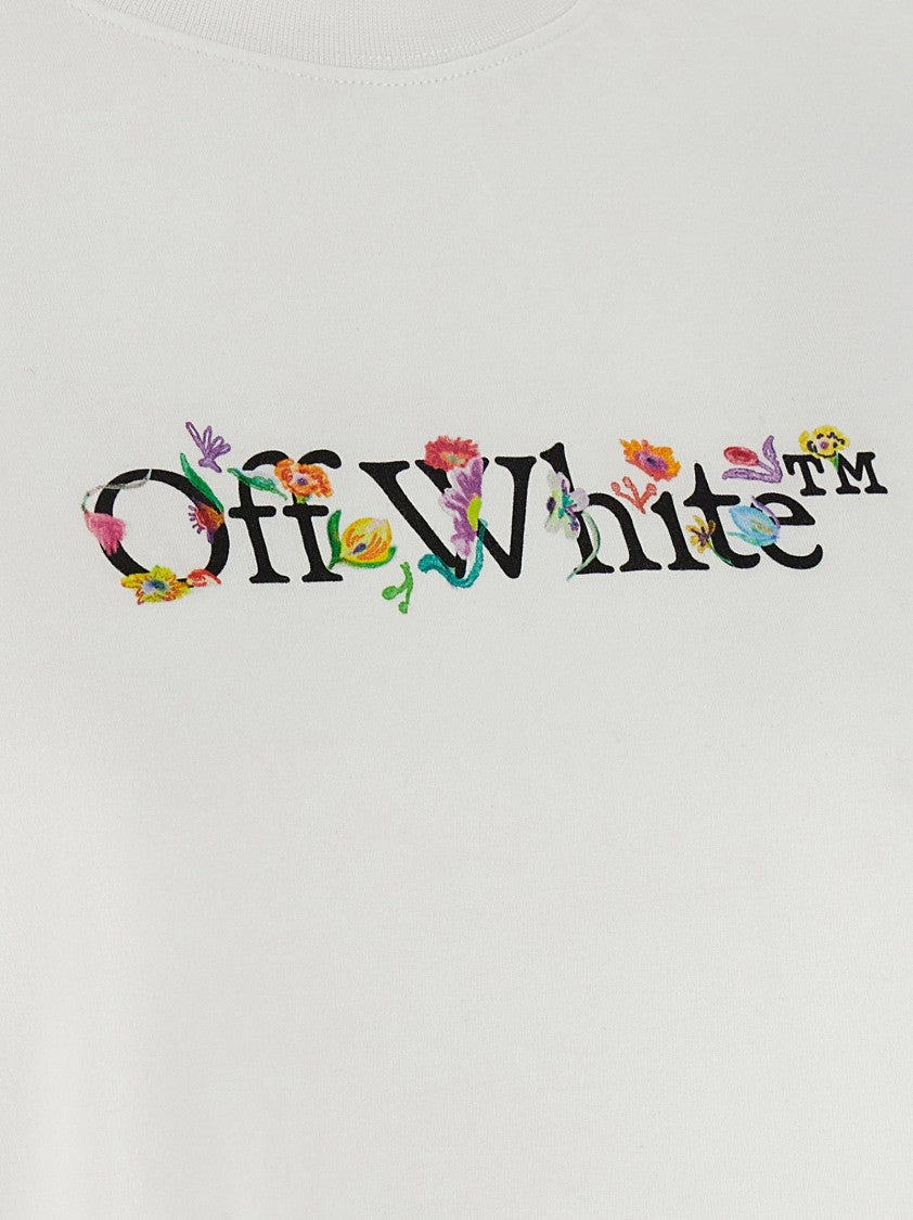 Off-White 'Bookish Glowing Flower' T-Shirt