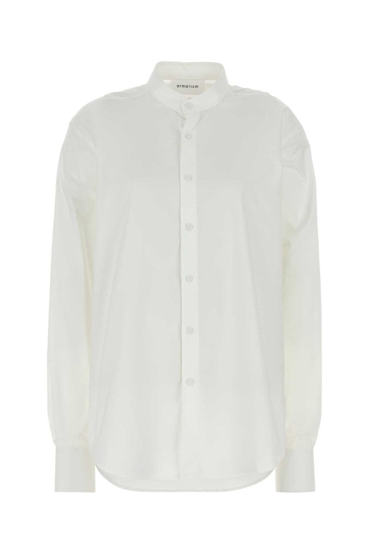 Armarium White Stretch Poplin Oversize Lavinia Shirt