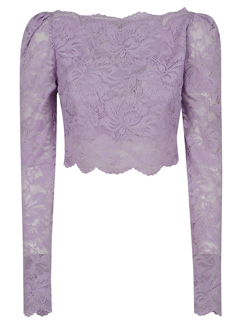 Rabanne Cropped Lace Top
