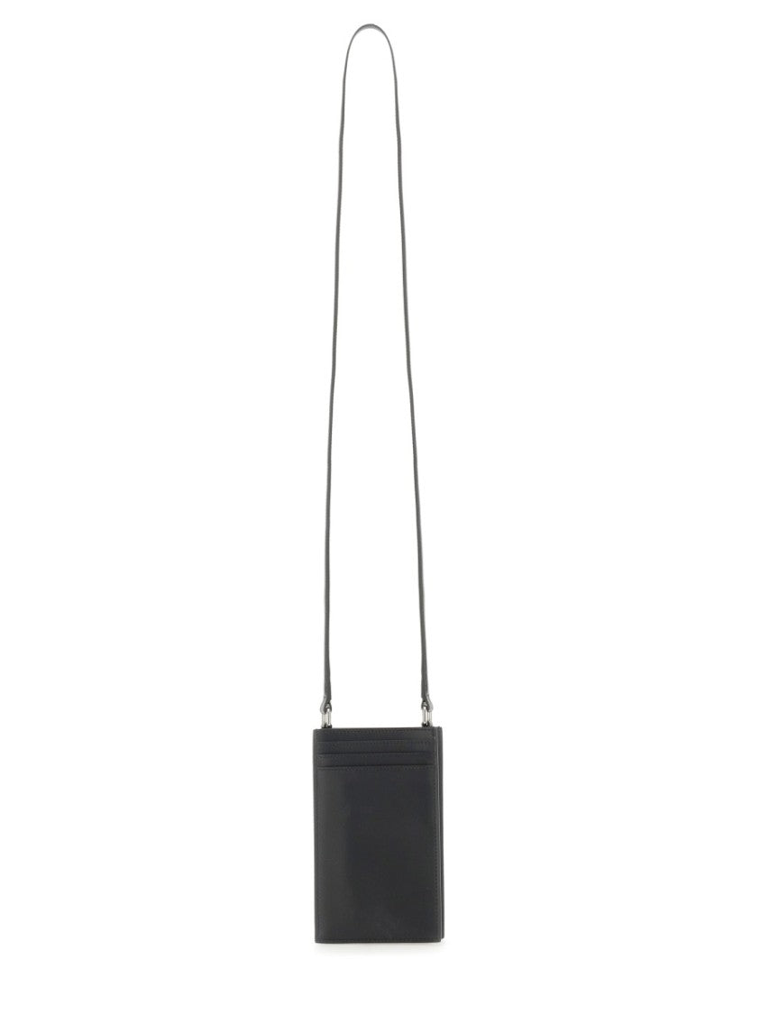 Alexander Mcqueen Calfskin Smartphone Bag With Adjustable Strap