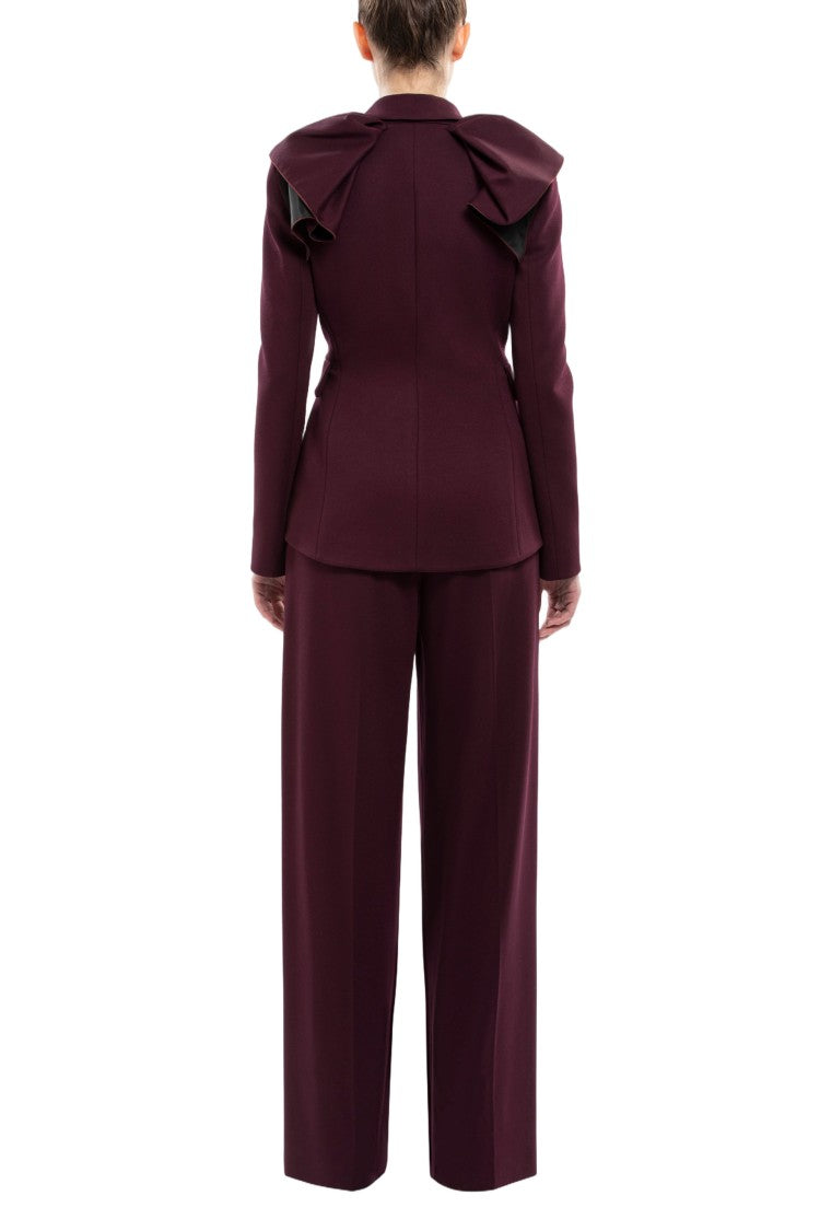 Saiid Kobeisy Ruffled Tailored Jacket
