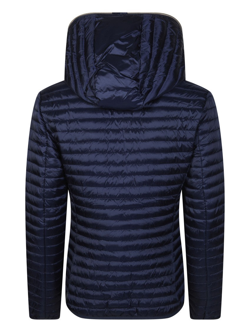 Save The Duck Fitted Horizontal Stitching Recycled Jacket
