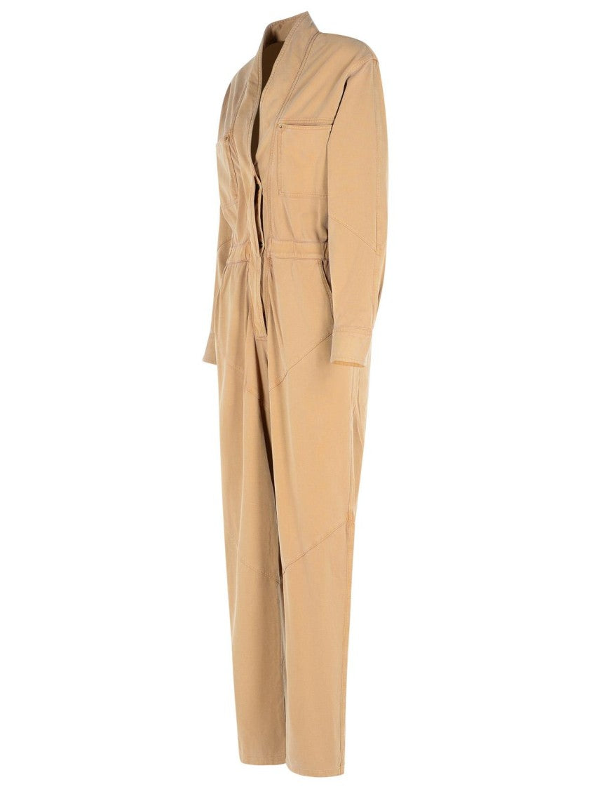 Isabel Marant Étoile Remady' Brown Cotton Jumpsuit