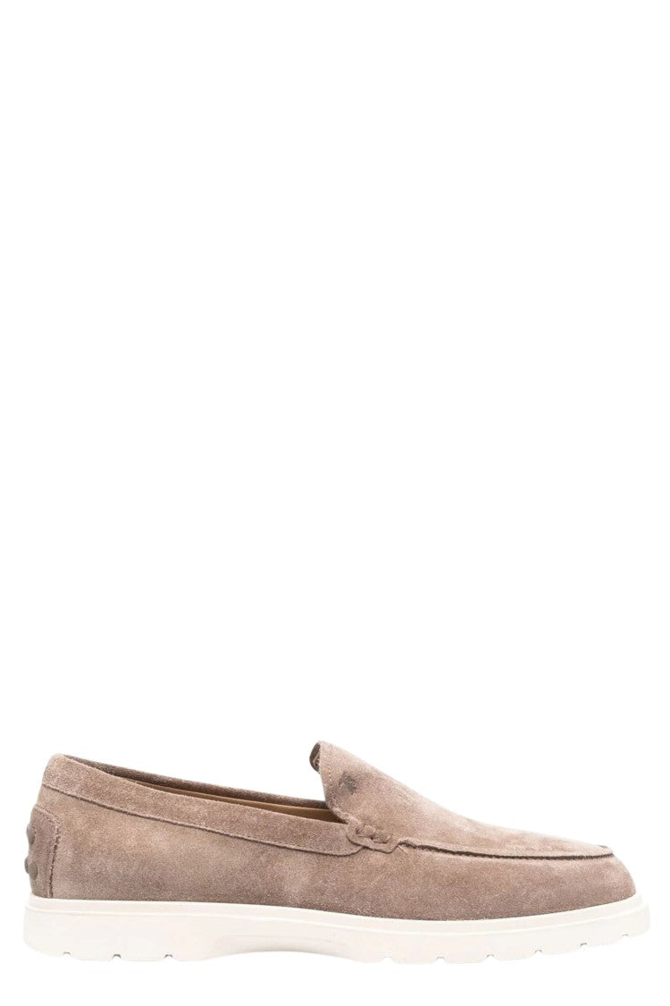 Tod's Beige Summer Hybrid Moccasin 59K Suede Loafers