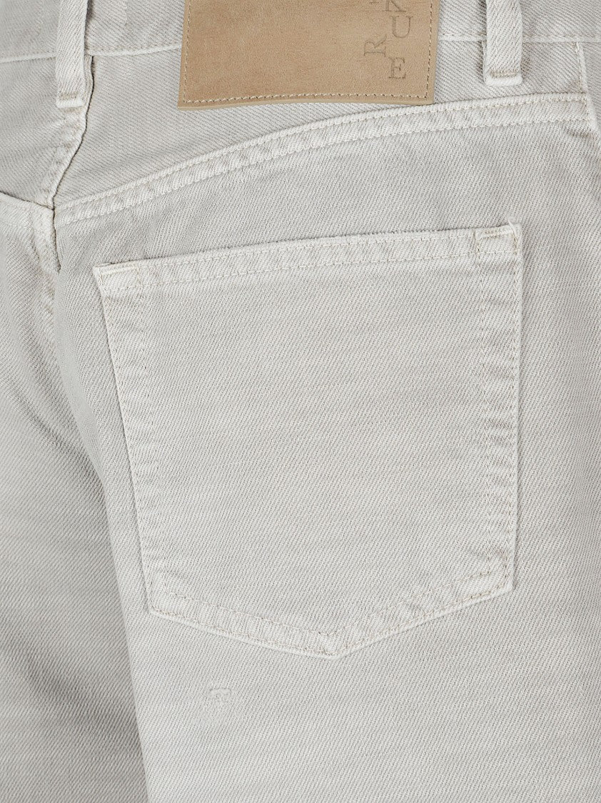 Haikure Bethany Bull 44 Straight-Leg Light Grey Pants