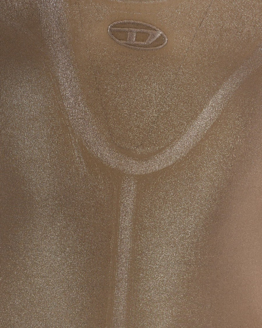 Diesel Sandy Beige Imyny Sprayed Mylar Bodysuit