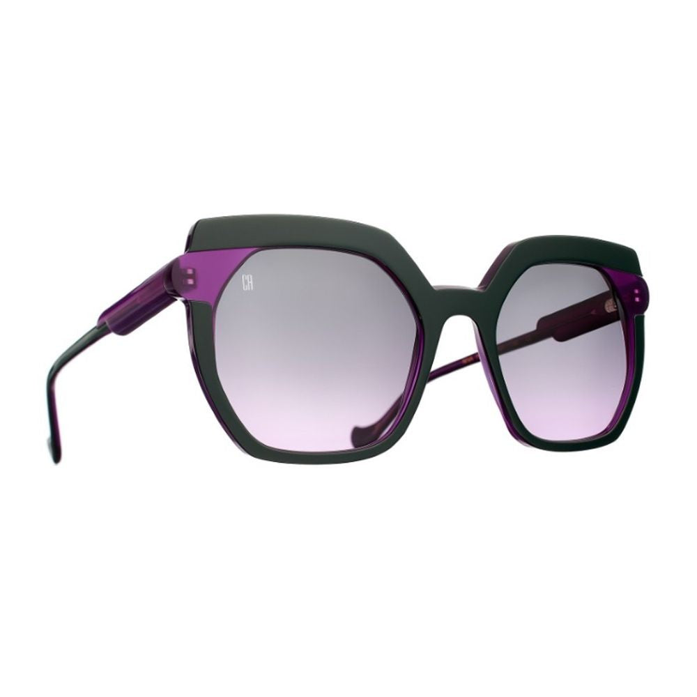 Caroline Abram Oversized Square Acetate Sunglasses With Gradient Lenses