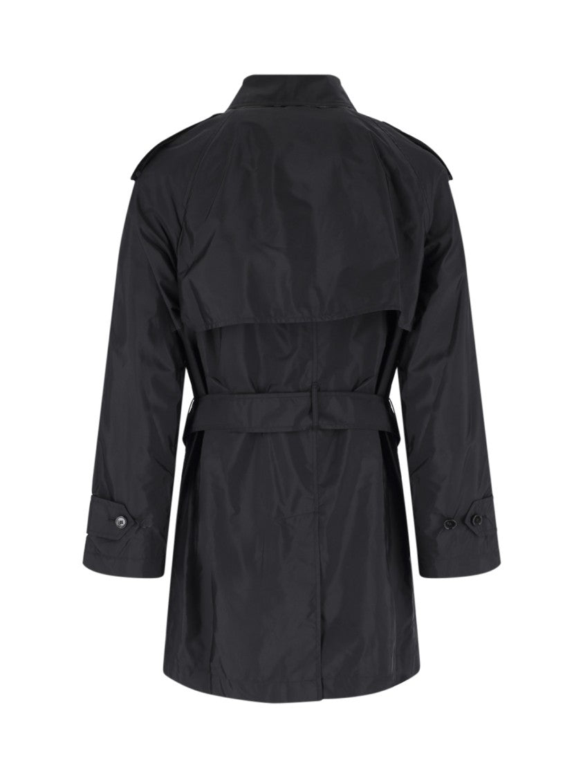 Burberry Black Leadenham Trench Coat