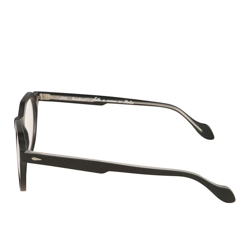 Kador Amadeus Geometric Round Black Eyeglasses