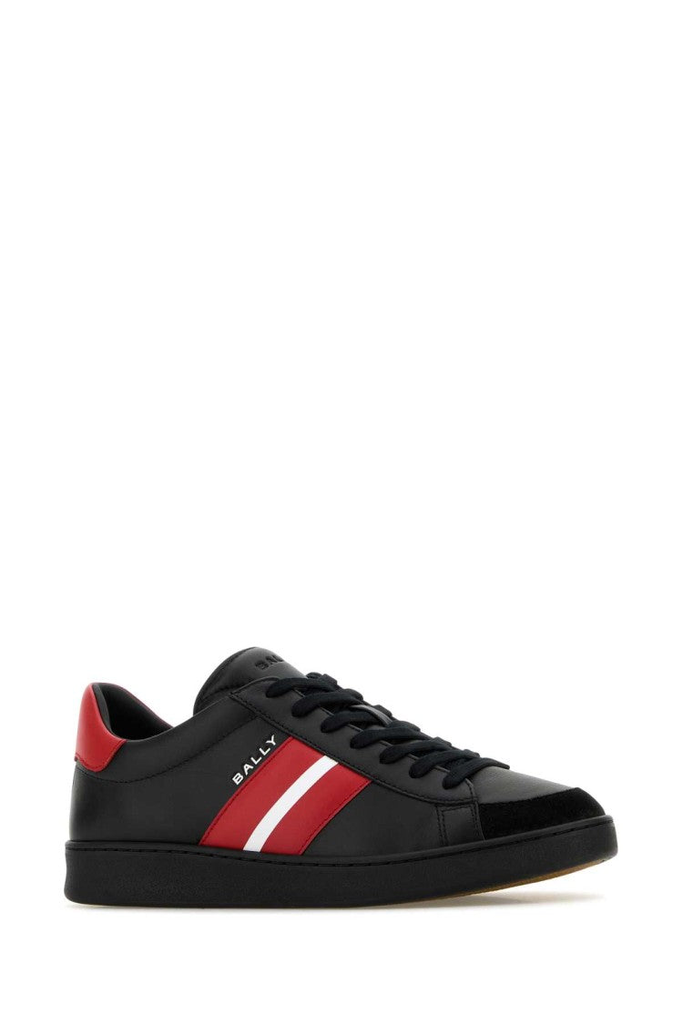Bally Black Leather Thiago Sneakers