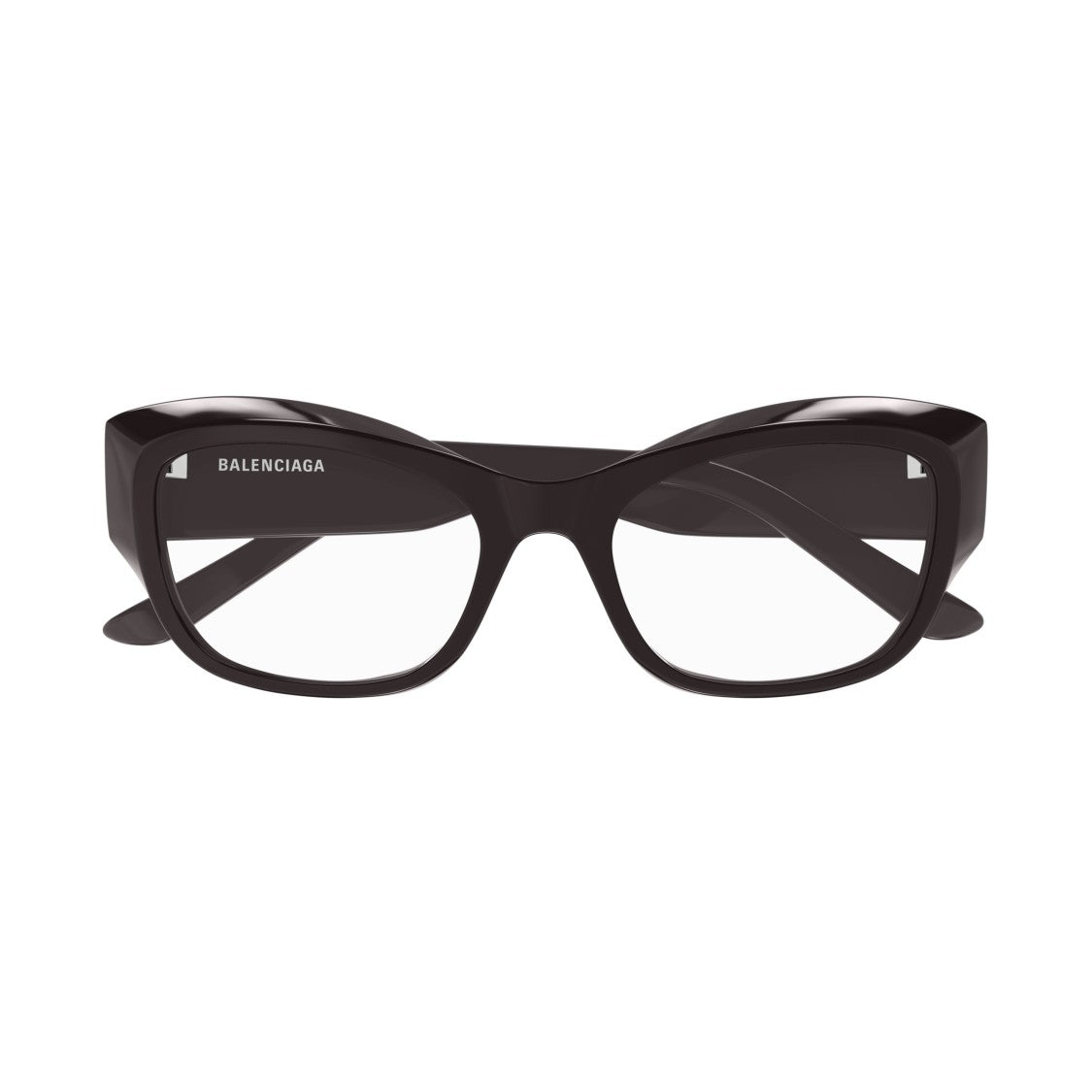 Balenciaga Bb0398o Oversized Rectangular Black Eyeglasses