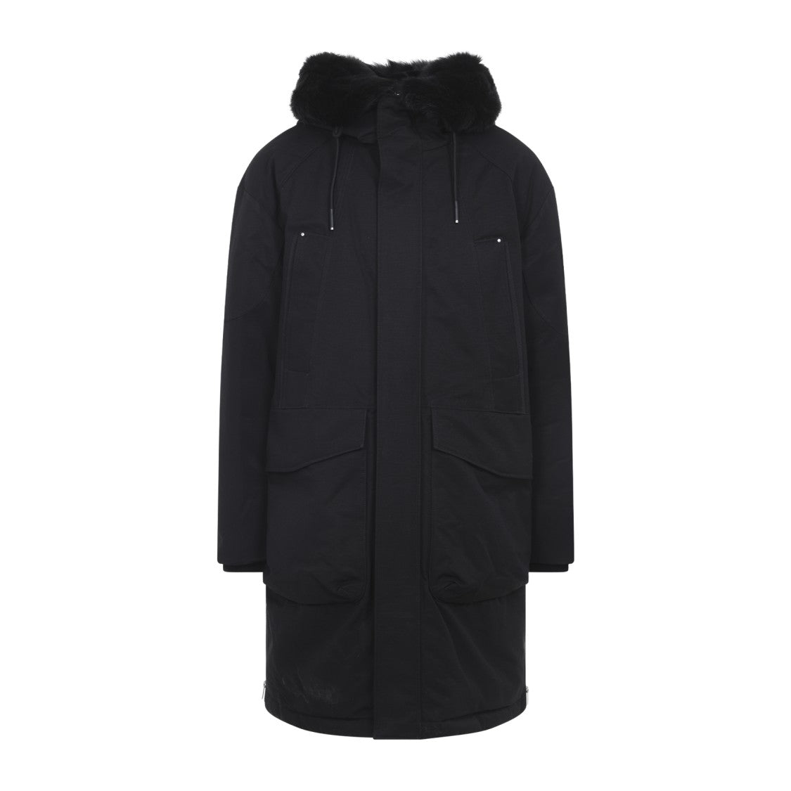 Moose Knuckles Dawson Black Cotton Parka