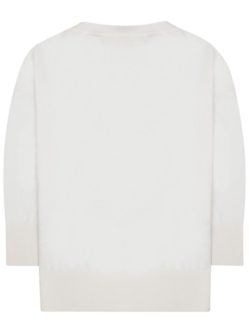 P.A.R.O.S.H. Linfa Wide Neckline Wool-Blend Sweater