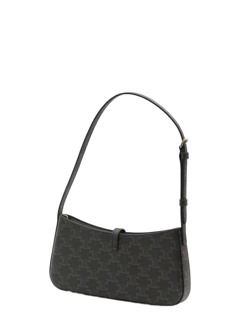 Celine Rectangular Black Tote Bag With Adjustable Strap