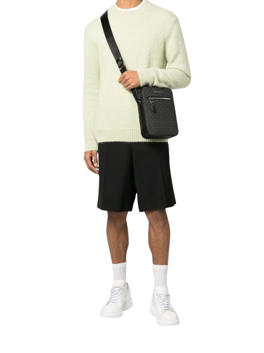 Michael Kors Varick Monogram Messenger Bag