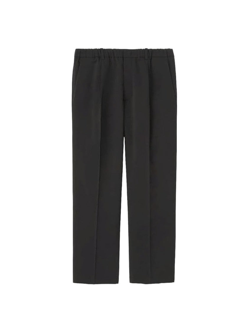Goldwin Straight Pants With Elastic Waistband And Side Pockets