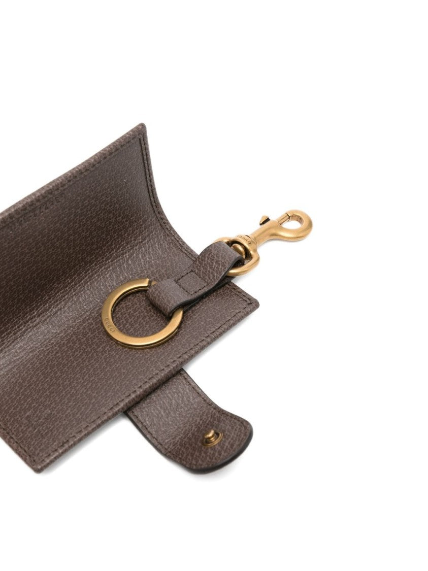 Gucci Ophidia Monogram Leather Key Case