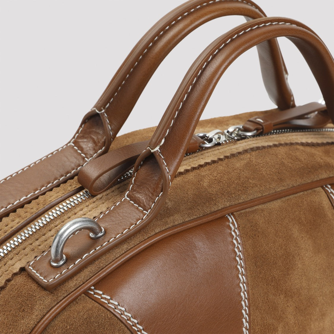 Dries Van Noten Structured Medium Shoulder Bag With Contrast Stitching