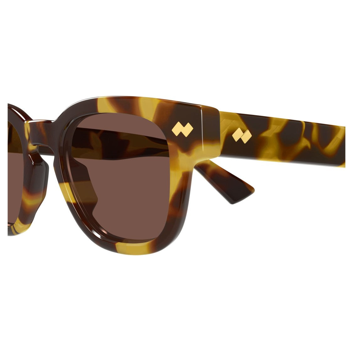Bottega Veneta Bv1441s Bold Square Frame Sunglasses