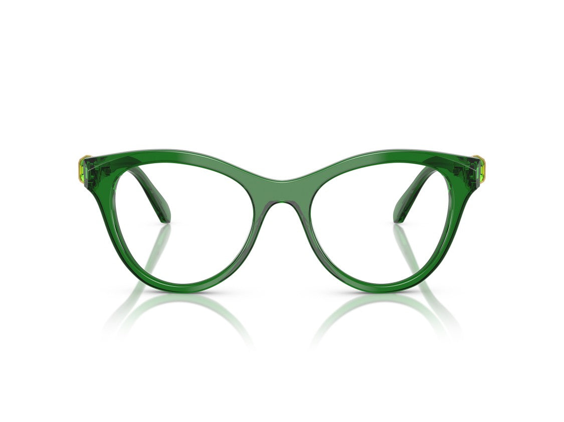Swarovski Green 0Sk2036 Translucent Cat-Eye Sunglasses