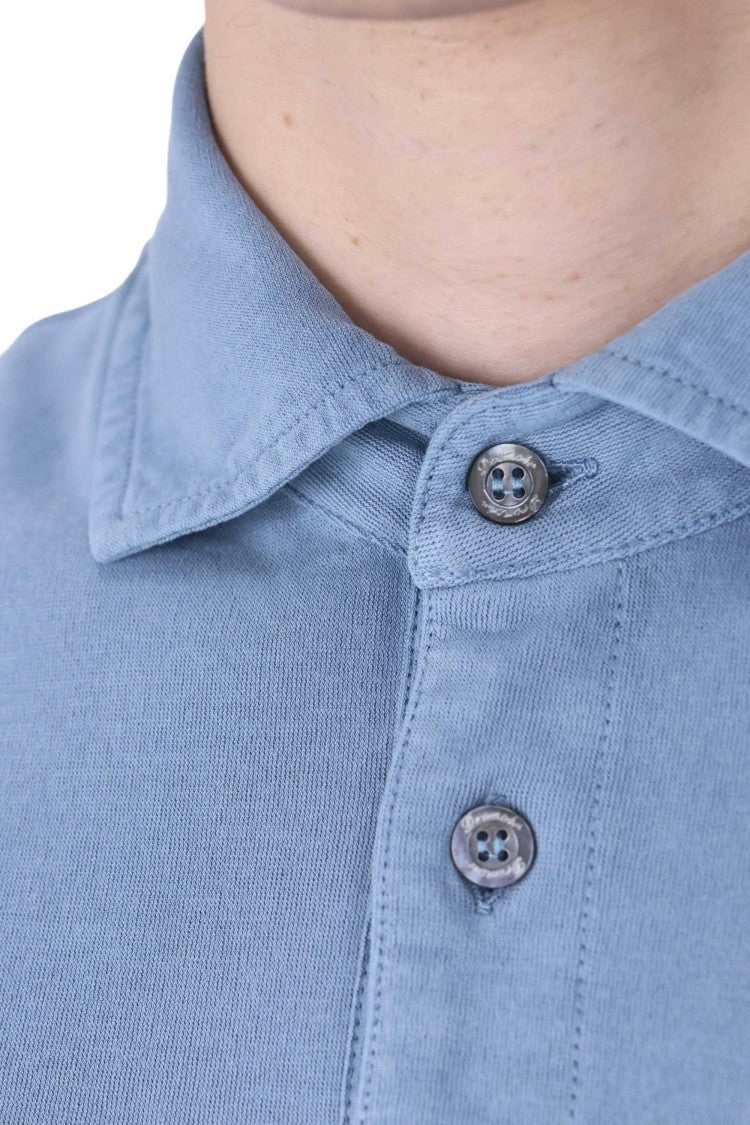 Drumohr Ice Cotton Pure Cotton Polo Shirt
