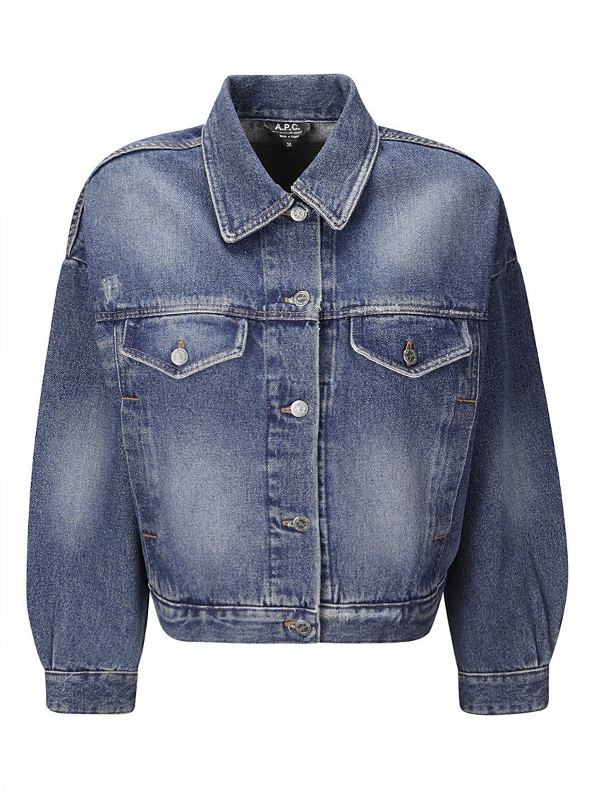 A.P.C. Denim Jacket With Four Front Pockets