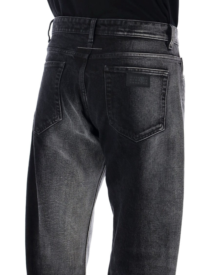 Mm6 By Maison Margiela Regular Cotton Denim Jeans