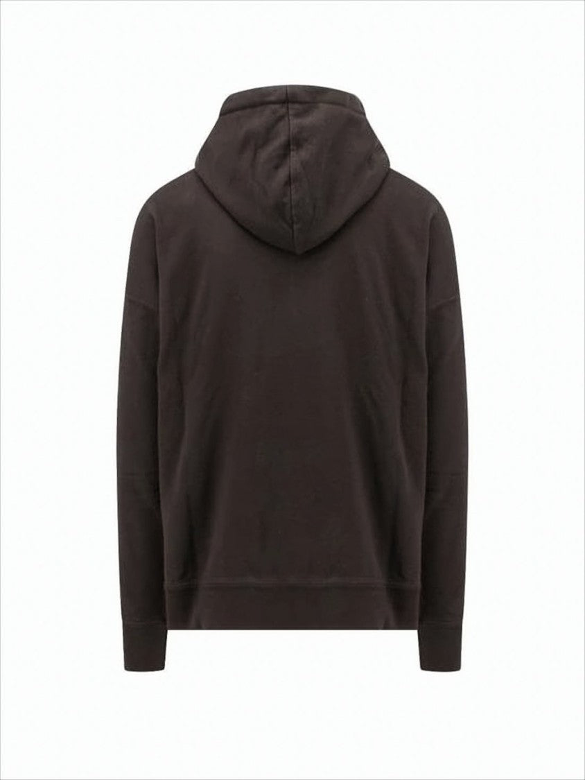 Isabel Marant Relaxed-Fit Black Hoodie With Bold Logo Print