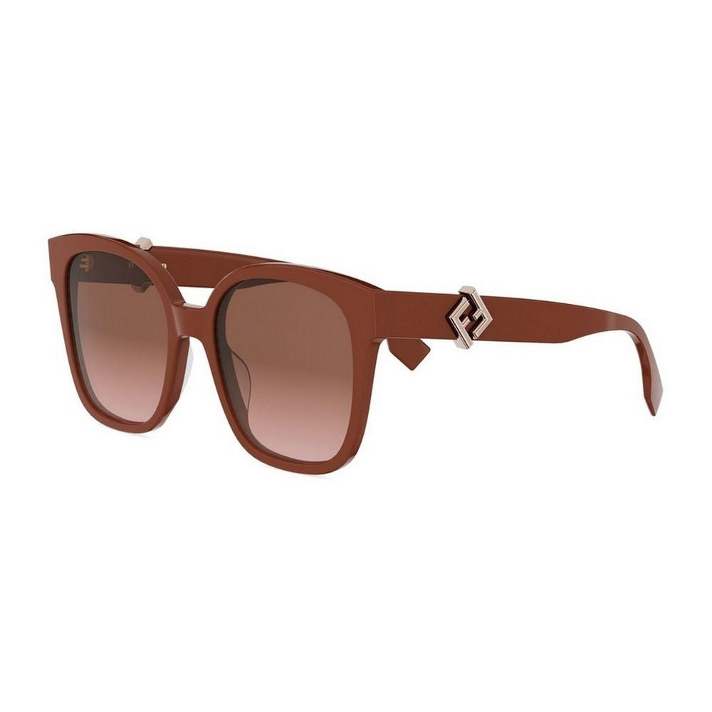 Fendi Ff Diamonds Oversized Square Acetate Sunglasses