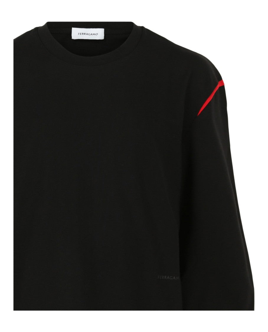 Ferragamo Two-Tone Long Sleeve T-Shirt