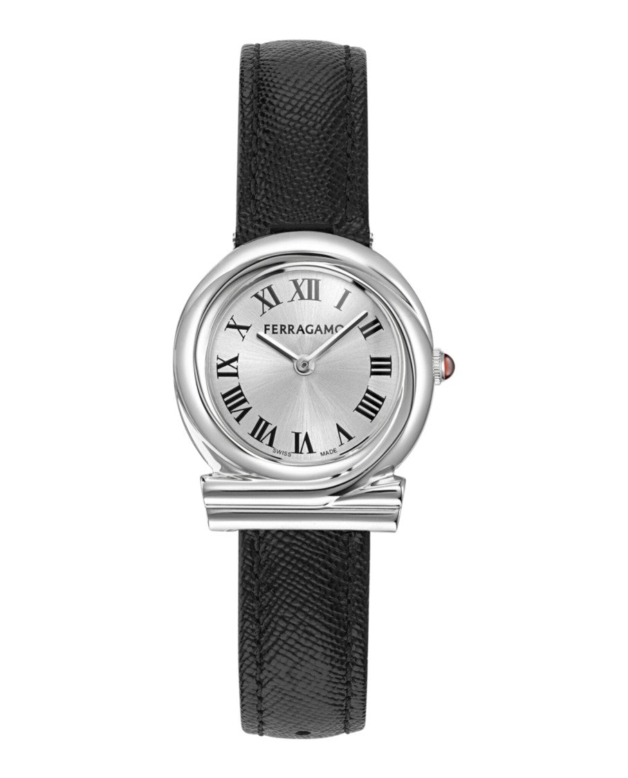 Ferragamo Gancini Twisted Leather Watch