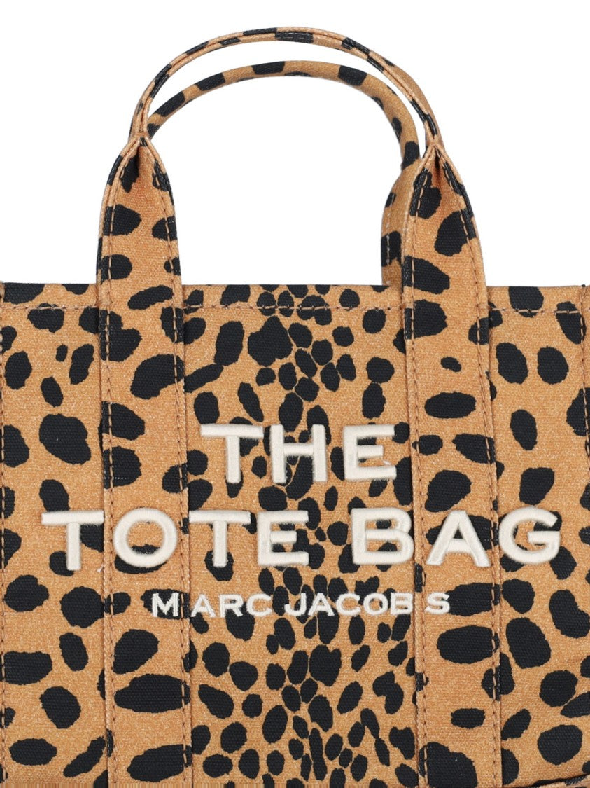 Marc Jacobs "The Small Cheetah Canvas" Tote Bag – Brown