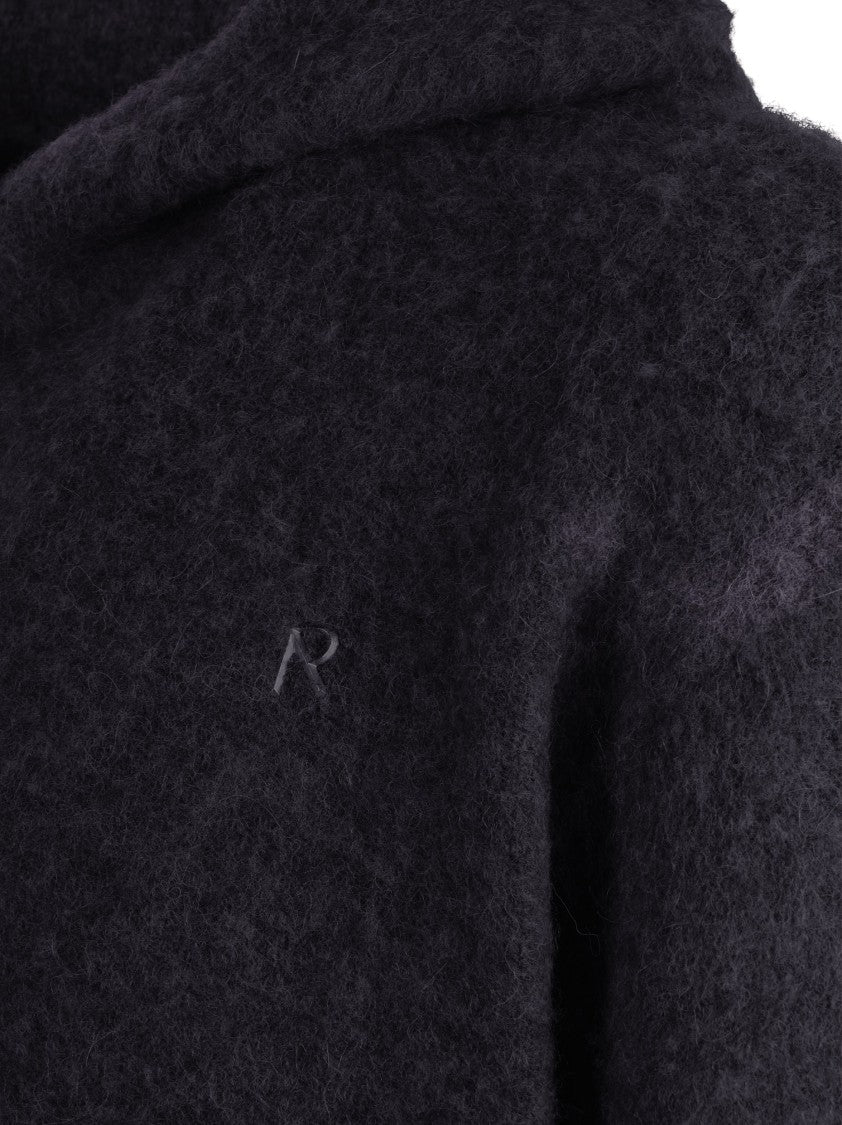 Represent Classic Black Sweater In Soft Cotton