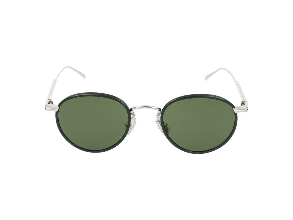 Bottega Veneta Sunglasses Bottega Veneta Bv1389s 003 Silver Silver Green 48/21/140