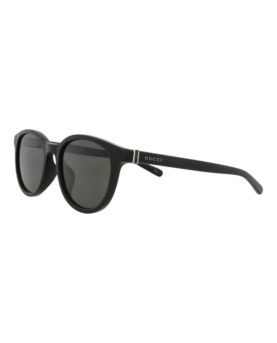 Gucci Round-Frame Recycled Acetate Sunglasses