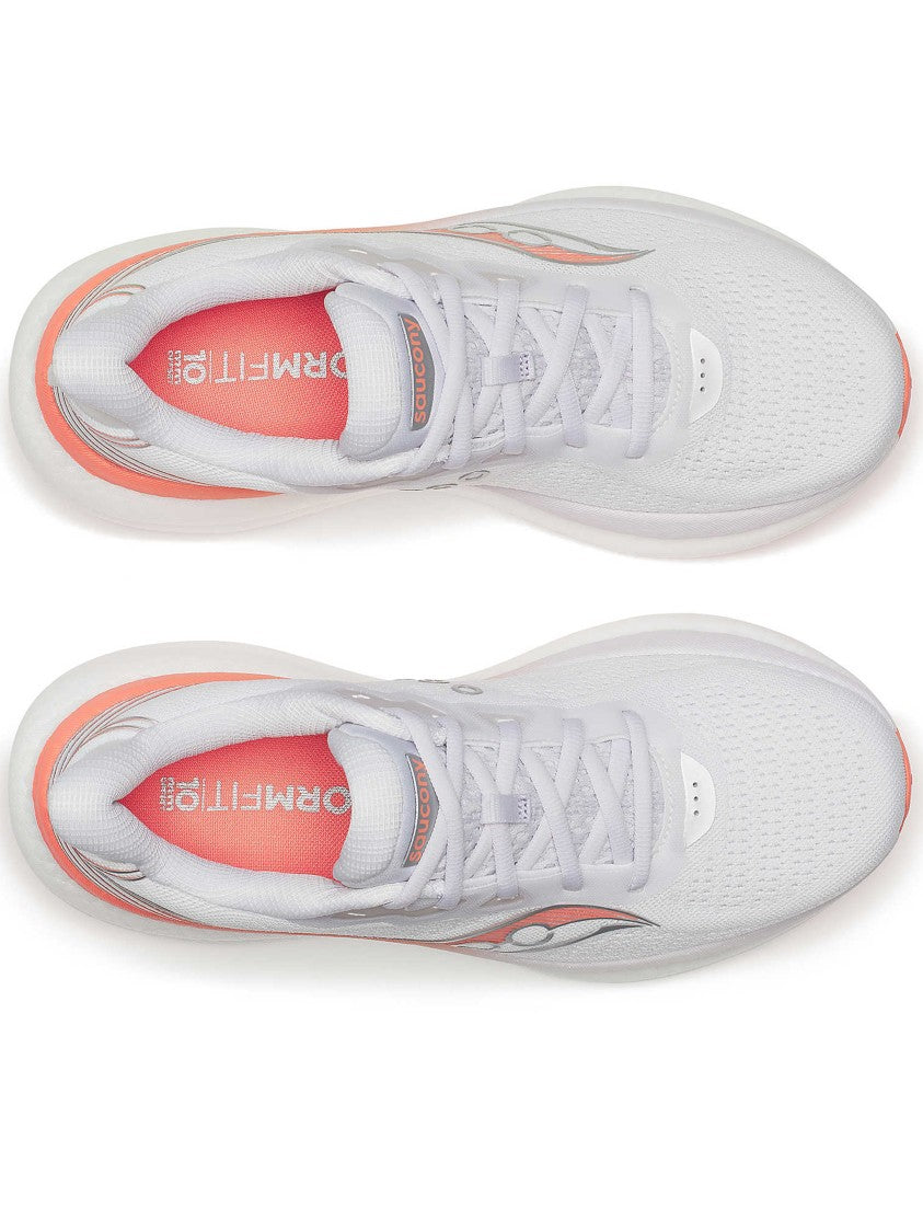 Saucony Ventilated Running Shoes With Cushioned Midsole And Reflective Accents