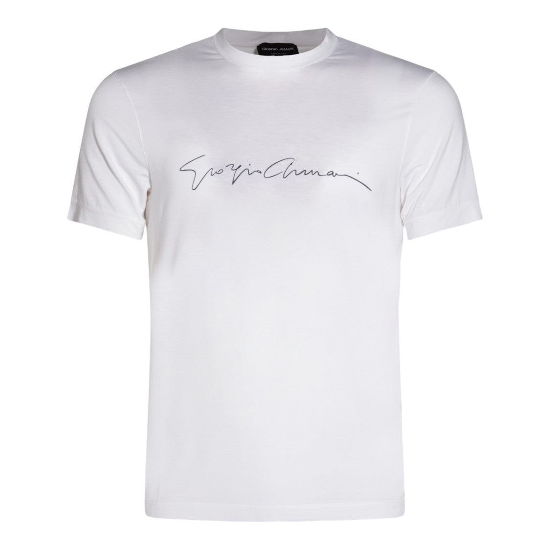 Giorgio Armani Classic White Short-Sleeve T-Shirt
