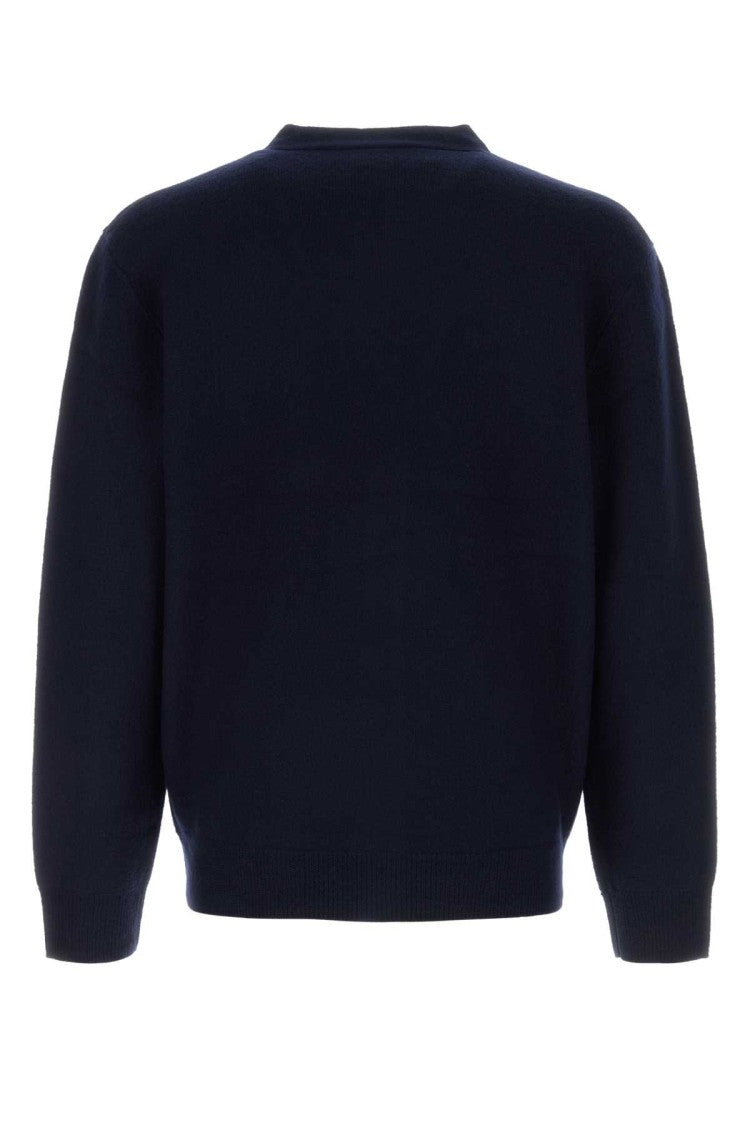 A.P.C. Navy Blue Wool Cardigan
