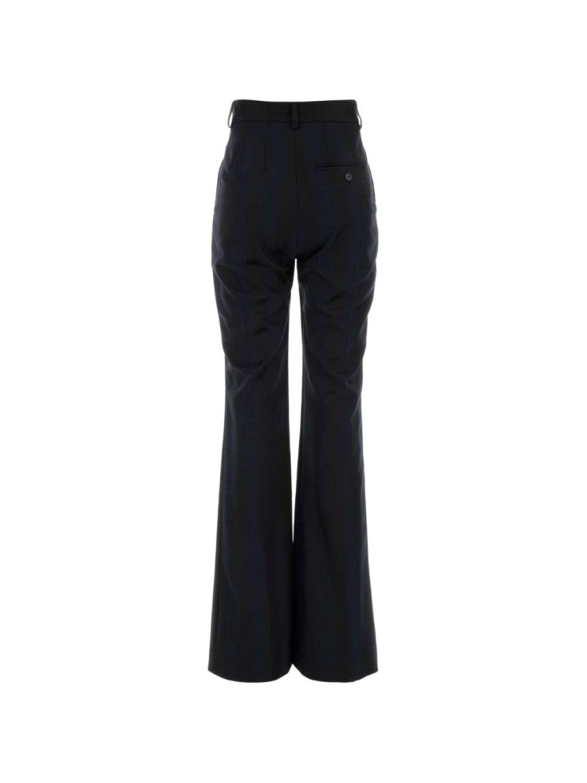 Vivienne Westwood Tailored Flared Trousers With High Waist And Subtle Detailing