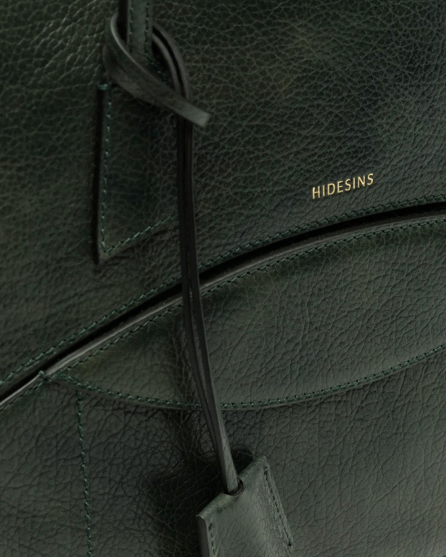 Hidesins Textured Calf Leather Open-Top Tote Bag