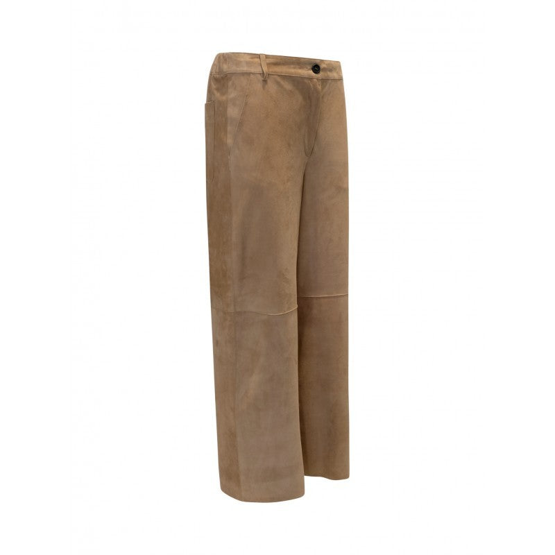 Antonelli L8561n Beige Suede Roche Pants