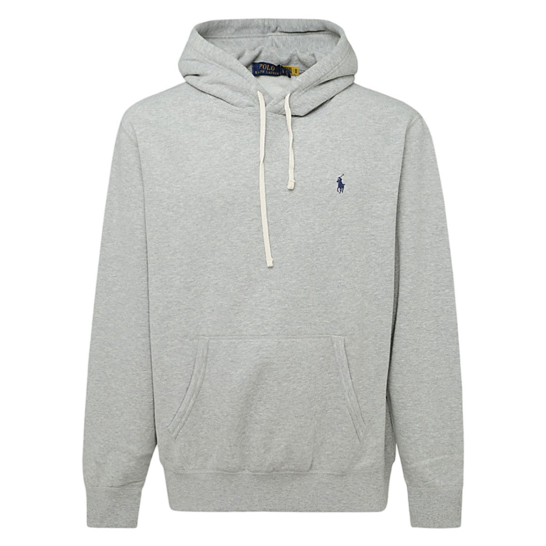Polo Ralph Lauren Pullover Hoodie In Soft Heather Grey With Subtle Logo