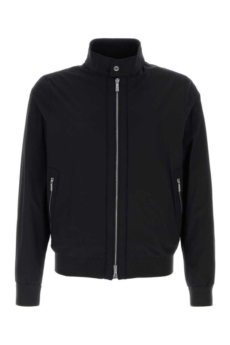 Moorer Midnight Blue Nylon Blend Albert Jacket
