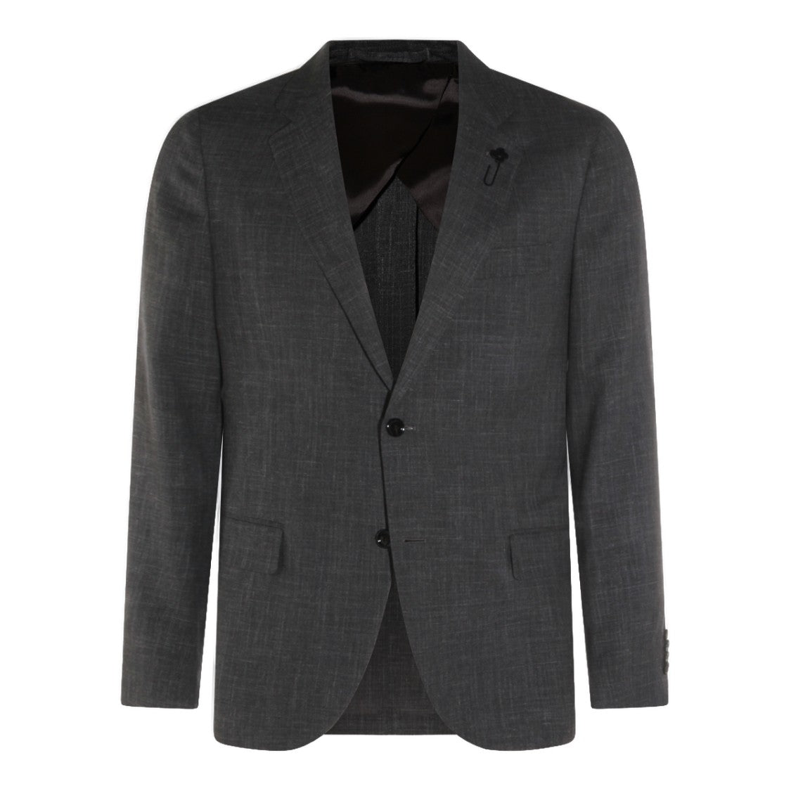 Lardini Tailored Anthracite Blazer And Trousers Set