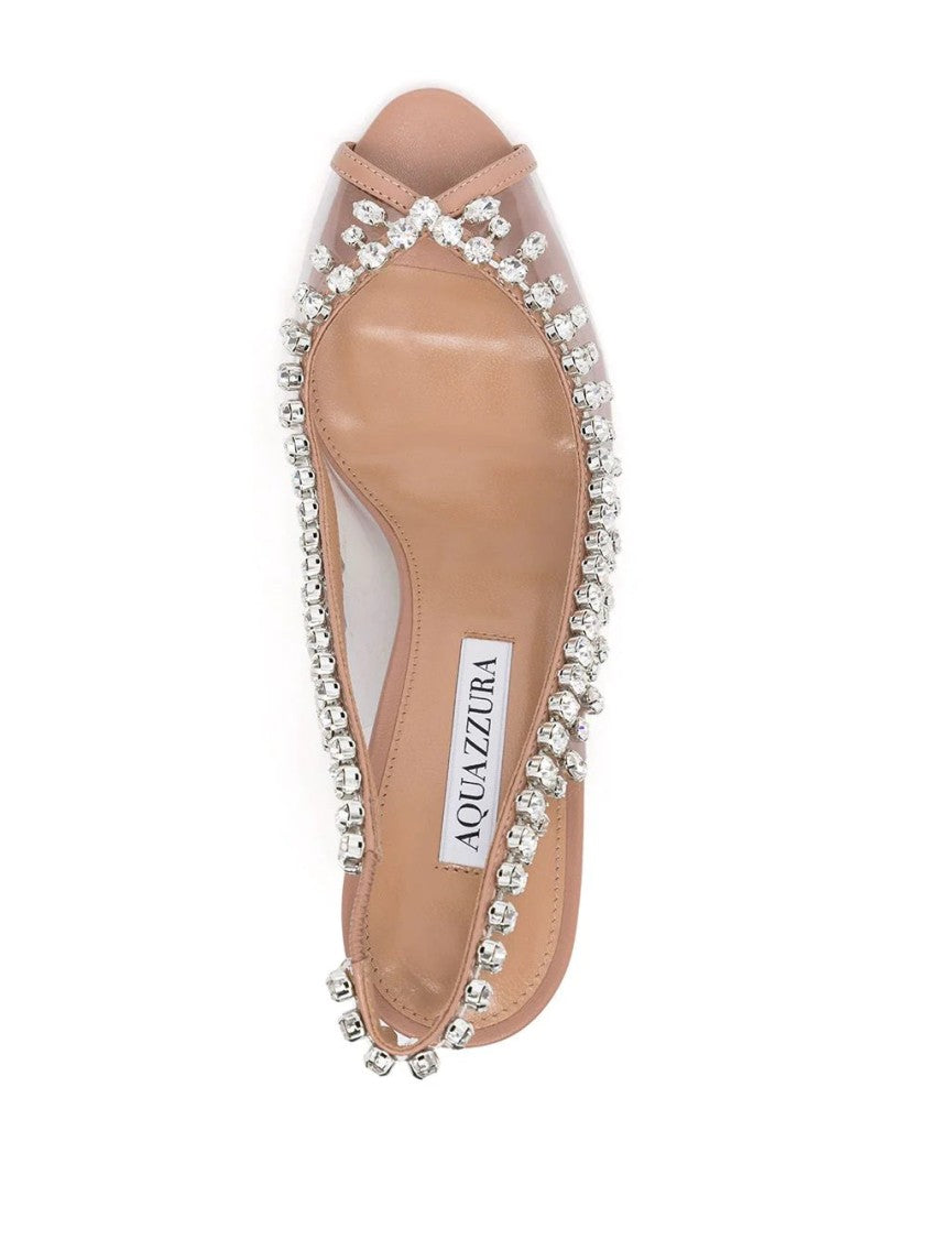 Aquazzura Temptation Crystal 75Mm Sandal