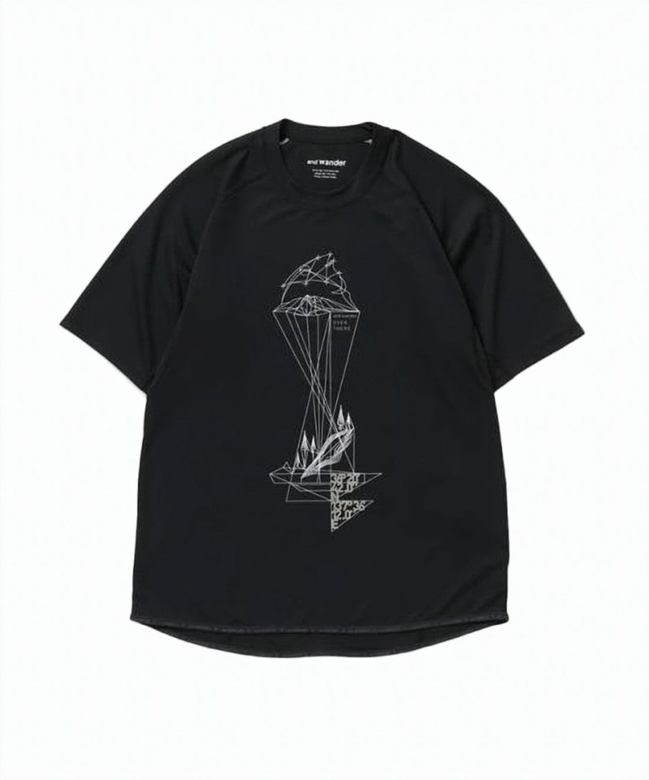 And Wander Geometric Line Art Graphic Training T-Shirt